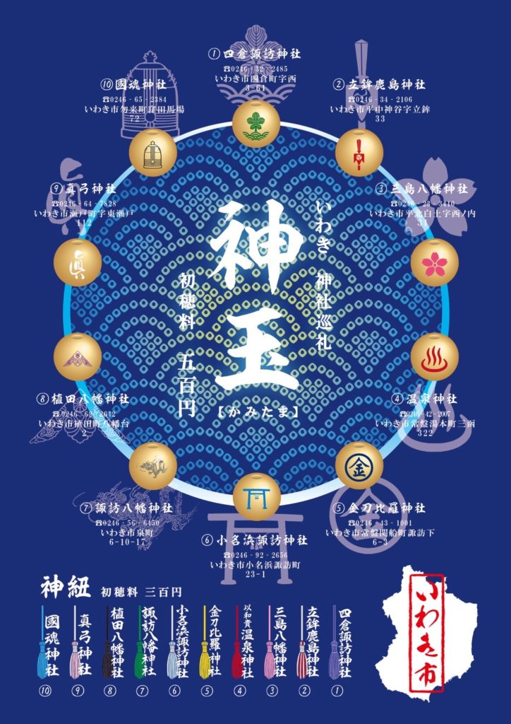 いわき神社巡拝 神玉 案内