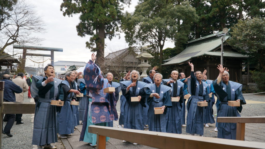節分祭の様子